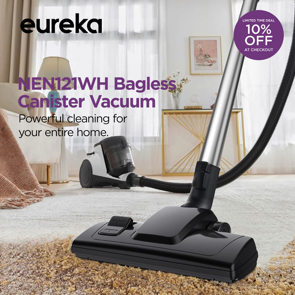 NEN121WH Bagless Canister Vacuum