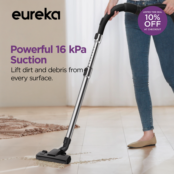 NEN121WH Bagless Canister Vacuum