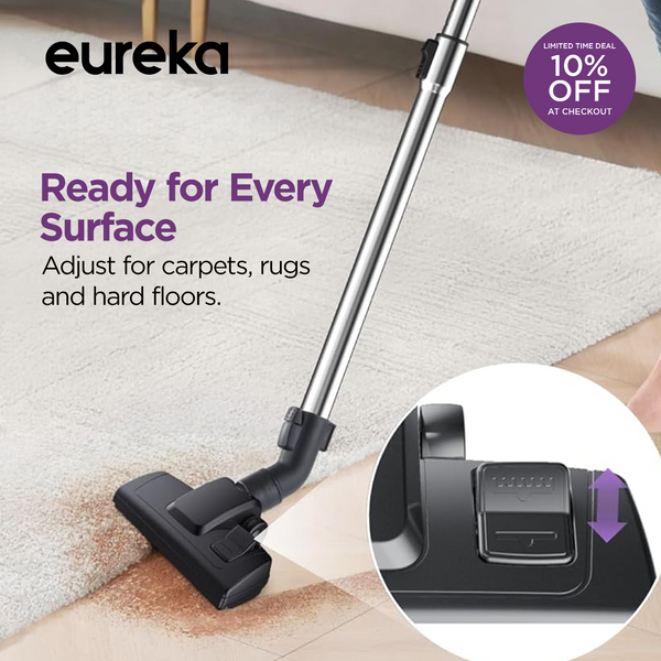 NEN121WH Bagless Canister Vacuum