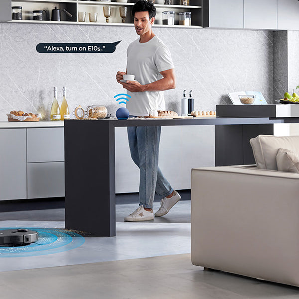 E10sC 2-in-1 Bagless Robot Vacuum and Mop Combo